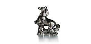 Baccarat Zodiac cavallo cristallo e argento