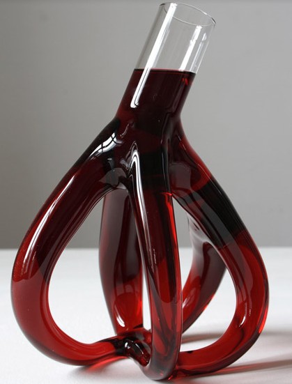 Piccolo Cuore: l'unico bicchiere per vino dalla forma di un organo umano