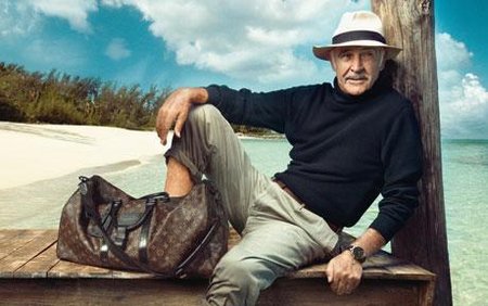Sir Sean Connery per la nuova campagna Louis Vuitton