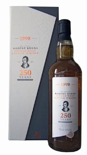 Un liquore per i 250 anni del poeta scozzese Robert Burn