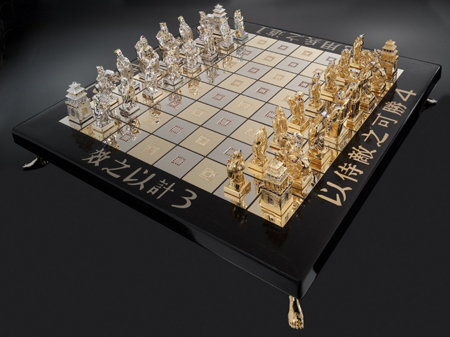 Art Of War, gli scacchi in oro e diamanti