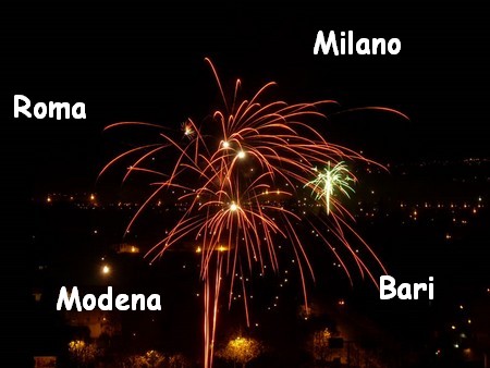 Capodanno 2009 - feste e cenoni in giro per l'Italia