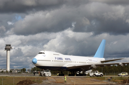 Aereo Boeing 747 diventa Hotel Jumbo a Stoccolma