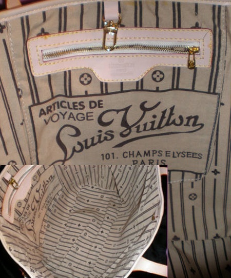 Louis Vuitton - la Bag Neverfull Damier