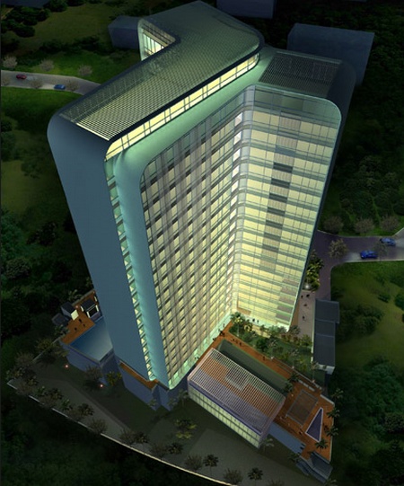 Il palazzo progettato a Singapore da Arquitectonica - una grande Y  