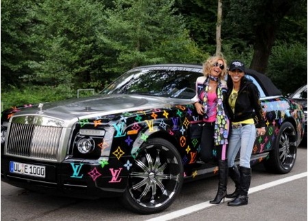 Rolls Royce con monogramma Louis Vuitton - terrificante!