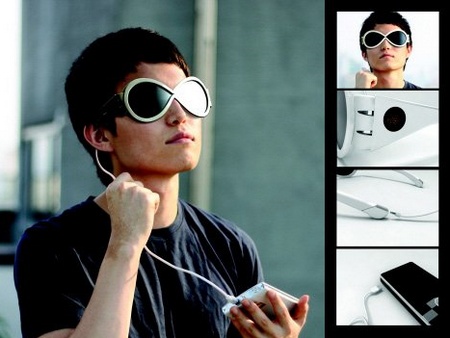 Self-energy converting sunglasses "Sig" - Occhiali ecosostenibili con celle fotovoltaiche