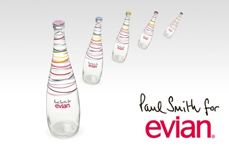 Evian e Sir Paul Smith, le bottiglie in edizione limitata