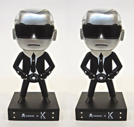 Gadget sosia di Karl Lagerfeld by Tokidoki