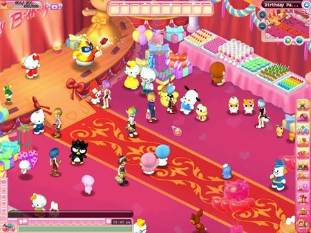 Hello Kitty il party virtuale è il gioco multiplayer on line