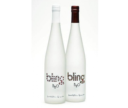 Idee regalo Natale 2009, le bottiglie d'acqua Bling H20 Christmas Collection