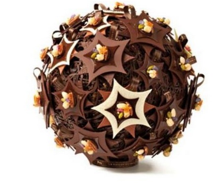 Natale 2009: la pallina di cioccolato e oro by Maison du Chocolat