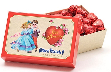 Idee regalo San Valentino 2010, cioccolatini della Caffarel