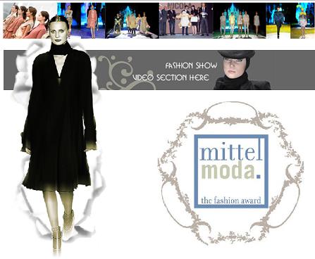 Calendario MittelModa Fashion Award 2010, novità