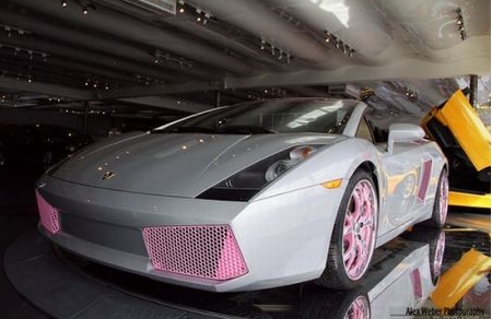 lamborghini gallardo rosa e strass