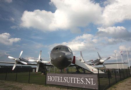 Hotel Aereo all'aeroporto di Tuege in Olanda: il Vliegtuigsuite