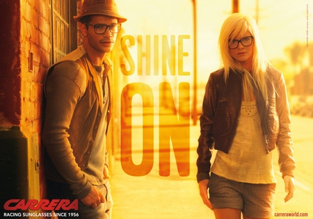 Carrera lancia la Campagna pubblicitaria eyeswear chiamata Shine On