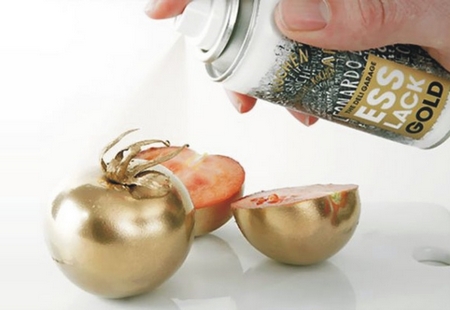 La Deli Garage Company presenta lo spray commestibile ESSlack Gold and Silver Food Spray Paint