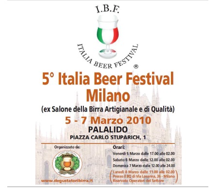 Italia Beer Festival, dal 5 al 8 marzo 2010