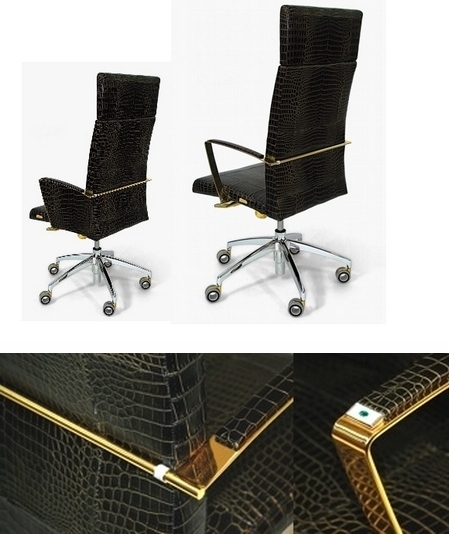 La sedia d'ufficio di lusso "Viva" realizzata da Pietro Lovato
