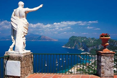 Vacanze estate 2010, Hotel Caesar Augustus a Capri