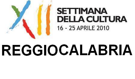 XII settimana cultura  REGGIOCALABRIA