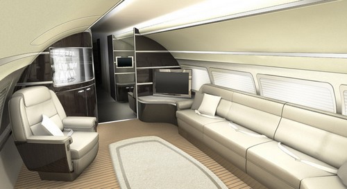Business Avro Jet, il nuovo lussuoso Jet con terrazzo, sala e confort a 360°