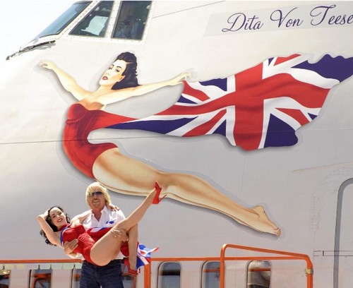 dita von tees richard branson  Virgin1