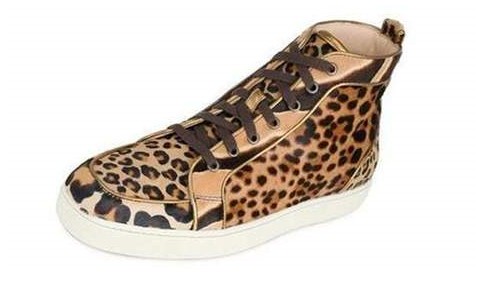 Nuove scarpe Christian Louboutin: le basket shoes leopardate