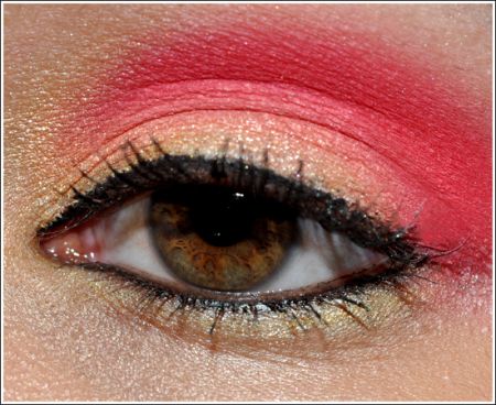 Make up 2010: contorno occhi con il rosso e il giallo