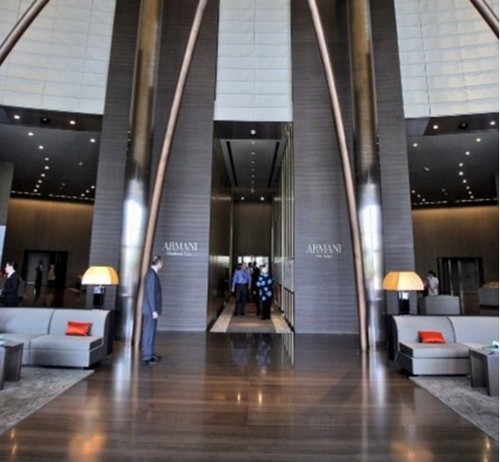 Armani Hotel Dubai, finalmente sono terminati i lavori