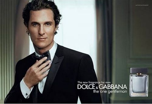 Matthew McConaughey testimonial per il profumo Dolce & Gabbana