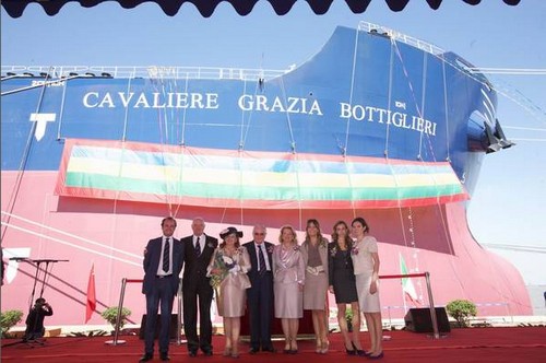Expo Shanghai 2010: inaugurata la Cavaliere Grazia Bottiglieri, la più grande nave mercantile italiana