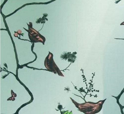 Carta da parati ispirata alla natura realizzata dalla Wallpaper Collection