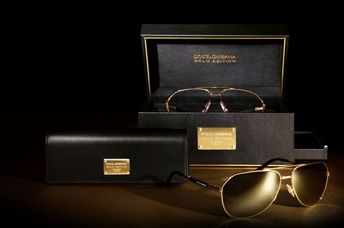 Natale 2010: gli occhiali Gold Edition Dolce&Gabbana