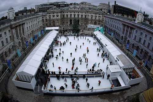 Britain Winter Ice Rink