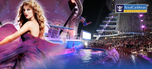 Allure if the Seas ha ospitato il primo concerto sul mare della giovane cantante Taylor Swift