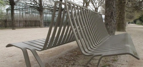 panchine jardins parigi