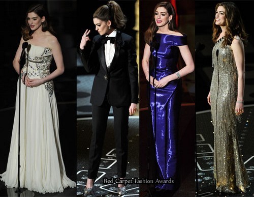 Oscar 2011, i look di Anne Hathaway