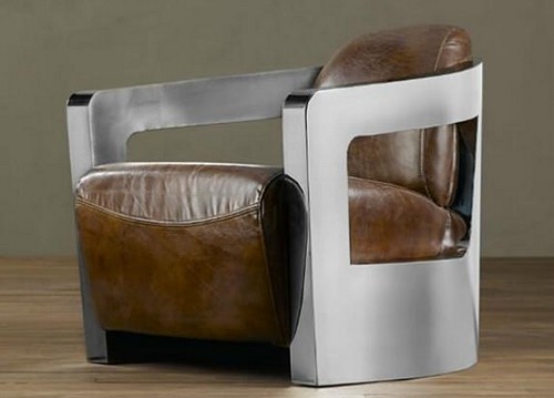 Atlantic Coupe Leather Chair