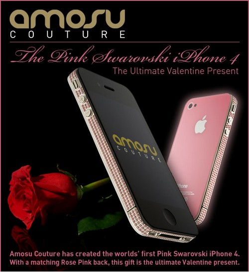 amosu iphone 4 rosa