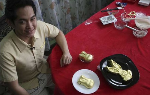 Angelito Araneta Jr, torta in oro e diamanti per l'Anno del coniglio