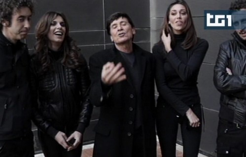 Sanremo 2011, i look di Belen Rodriguez, Elisabetta Canalis, Gianni Morandi e Luca Bizzarri