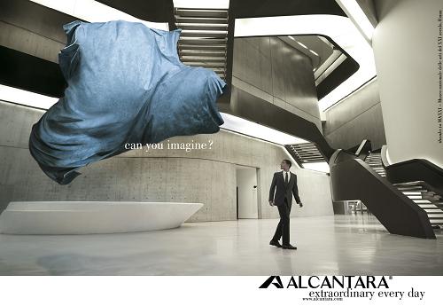 Alcantara, campagna pubblicitaria di Luxury Box of McCann Erickson