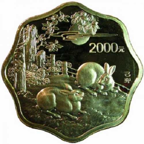 All'asta moneta cinese 1999 Gold Proof 2000-1-Yuan Kilogram da 200 mila dollari