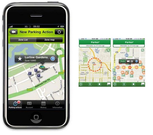 L'applicazione iPhone che ci trova il parcheggio