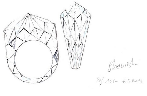 Shawish presenta: il primo taglio di diamante a forma di anello