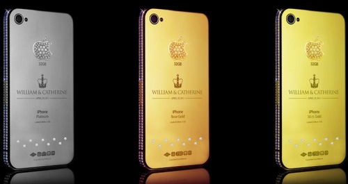 iPhone 4 Royal Wedding Goldgenie in onore di William e Kate