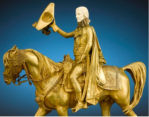 In vendita la mini statua rappresentante Napoleone e la sua entrata al Cairo