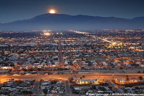 View of Tucson, Arizona.